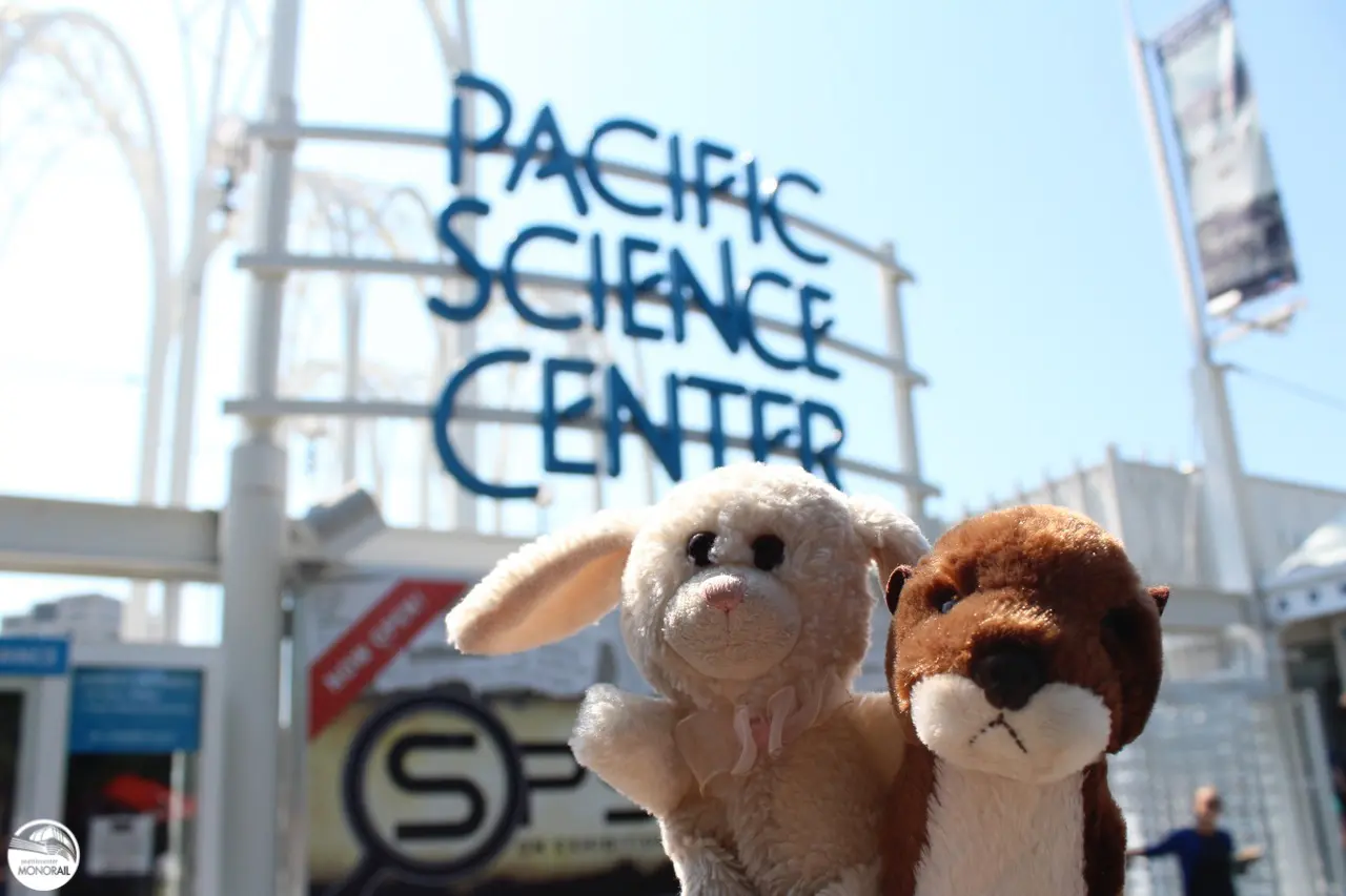 Monorail Bunny Otter Pacific Science Center